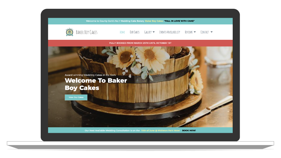 Cafe Studios Design - Portfolio-1 Baker Boy Cakes